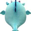 Squishmallows Original 14-Inch Tatiana Teal Dragon with Red Bandana - Large Ultrasoft Official Jazwares Plush