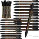 Cholemy 300 Pcs Happy Juneteenth Day Pen Bulk Juneteenth Party Favors 1865 Black American Independence Ballpoint Pens Black Ink Retractable Freedom Gifts for African American Celebration Party Favors