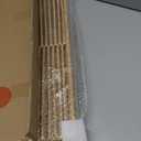 WOWLIVE Laundry Hamper with Wheels, Handwoven Rolling Laundry Basket with Lid, Clothes Hamper with Divided Removable Liner Bag, 115L Large Capacity Laundry Sorter Laundry Room Organization, Natural (22 x 13 x 26.4 Inches)