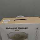 Abdominal Massager, Heated Abdominal Massage Device for Constipation, Gas, Bloating & Reflux, Soothing Kneading Belly Massager for Digestive Comfort, Rechargeable and Portable FSA Eligible (White)