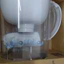 Brita Large Water Filter Pitcher for Tap and Drinking Water, Includes 1 Standard Filter, BPA-Free, Lasts Two Months, 10-Cup Capacity, Bright White