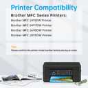 LC3013 BK/C/M/Y Ink Cartridges, High Yield Compatible for Brother LC-3013 LC3013XL LC3011 Work for MFC-J491DW MFC-J497DW MFC-J487DW MFC-J690DW MFC-J895DW Printer (3BK/3C/3M/3Y) 12 Pack