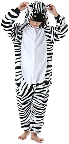 ATOZ Onesie for Kids, Animal Pajamas Halloween Cosplay Costume for Girls Boys Size 140