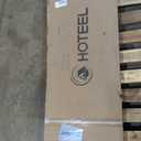 HOTEEL 10x12 Hardtop Gazebo Hot Tub Gazebo with Flame-Retardant Curtain Netting, Heavy Duty Pavilion with Galvanized Steel Double Roof, Aluminum Frame Outdoor Canopy for Patio, Party (2025 Upgraded) (Black , Frame Thickened))