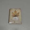 XPH Vintage Fall Maple Leaf Spiral Notebook, Retro Autumn Journaling Notebooks for Note Taking, Autumn Maple Leaf Hardcover Journal for Writing 160 Pages 5.5 x 8.3 Inch, Fall Gifts for Women