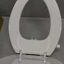 Clirass Elongated Bidet Toilet Seat with Quiet-Close, Non-Electric Bidet Mode with Dual Nozzles, Fit Elongated Toilet Seat, Adjustable Water Pressure with Brass inlet (Elongated)