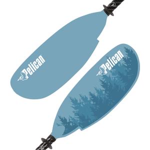 Pelican Symbiosa Kayak Paddle - Adjustable Fiberglass Shaft with Nylon Blades - Lightweight - 90.5in 240cm to 98.5in 250cm, 94.5 in - 240 cm to 98.5 in - 250cm