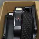 Under Desk Elliptical Machine, Electric Elliptical Leg Exerciser for Senior, Quiet and Compact Electric Seated Pedal Exerciser for Home with Display Monitor, Remote Control and 12 Adjustable Speeds