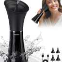 HeaDot Ear Wax Removal with Smart Water Temperature, Water Powered Ear Cleaner with 6 Tips, Safe and Effective Ear Wax Removal Kit with 4 Pressure Levels - IPX7