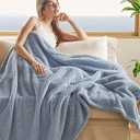 Bedsure Throw Blanket, Room Decor Soft Cozy Blanket Birthday Gifts for Family Women Mom, 50x60 Inches