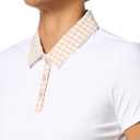 adidas Women's Ultimate365 Gingham Polo Shirt (White, L)