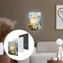 LED Backlight Board for Bambulab, 3D Printer Accessories Replacement Bambu Lab LED Back Light Board Kit with Connection Cable for Lithophane Photo Model DIY Printing Supplies