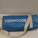 COMMOUDS Beach Tent Sun Shade for 3/4/6/8 Person, UPF 50+ Beach Sun Shelter Canopy Tent, Lightweight, Easy Set Up and Carry