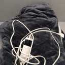 Electric Blanket Heated Full, Soft Flannel 72"x84" Heating Blanket with 8 Hours Auto Off 10 Fast Heating Levels Machine Washable Sherpa Heated Blanket with Overheating Protection