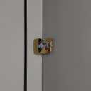 Amazon Basics Easy to Install Adjustable Room Darkening Blackout Curtain Rod - Wraps Around, Blocks Light, for Heavy Curtains, 48" to 88", Black