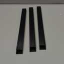 Yecaye TV Cord Hider, 42In Large Cable Hider Black, Wire Covers for 4 Cords, Wire Hiders for TV on Wall, Cable Raceway Concealer, W1.18in H0.6in, Black