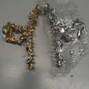 CAKURE Fancy Hair Clips Rhinestone Gold Claw Clip Sparkly Hair Accessories for Women (Pack of 2) (a-gold&silver)