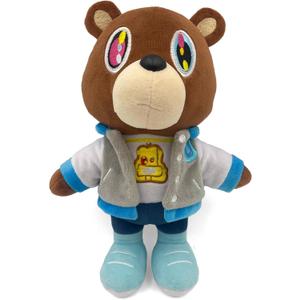 Kanye Bear Plush - 10 Inch Cute Plush Bear Stuffed Animal Toy  Soft and Adorable Gift for Kids, Boys, Girls, Birthdays, Easter, and Graduation