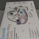 Lupantte 7-in-1 Baby Play Gym Mat with 2 Washable Covers, Infant Activity Mat with 6 Sensory Toys for Visual, Hearing & Cognitive Development, Thick Non-Slip Playmat for Babies & Toddlers (White)