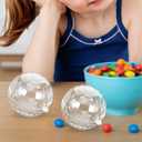 10pcs Clear Christmas Ornaments Balls: Plastic Fillable Balls 8cm DIY Craft for Christmas, Birthday, Wedding, Party and Home Decoration