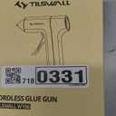 Tilswall Cordless Hot Glue Gun, 30s Fast Preheating with 2Ah Built-in Battery, Hot Melt Glue Gun with 20pcs Premius Glue Sticks, Smart Power-Off, USB-C Inputs Suitable for DIY Craft, Home Repaire Pink