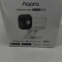 Aqara 4MP Camera Hub G5 Pro WiFi, True Color Night Vision Security Camera Outdoor, 2.4/5Ghz WiFi, HomeKit Secure Video, Thread Border Router, Local Detection, Thread/Zigbee, Supports Alexa,Google Home (White - Wi-Fi Version (No PoE Support))