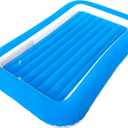 RAPTAVIS Kids Air Mattress Inflatable Toddler Travel Bed with Sides,Blue
