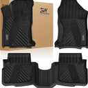 3W Floor Mats Fit for 2020-2025 Subaru Outback & Legacy, TPE All Weather Custom Fit Easy Clean Durable Heavy Duty 1st & 2nd Row Floor Liners for Subaru Outback & Legacy 2020-2025, Black