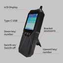 Geiger Counter,Portable Nuclear Radiation Detector with LCD Display and Smart Alarm,Hand-held Geiger Meter Beta,Gamma,X-ray,5 Types of Dosimeter,Rechargeable