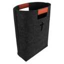 Iplusmile Felt Bible Tote Bag with Comfortable Handles Large Capacity Bible Storage Bag for Women Men Grocery Shopping Travel and Study