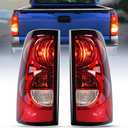 Nilight Taillight Assembly Compatible with 2003 2004 2005 2006 Chevy Silverado 1500 1500HD 2500 2500HD 3500 2007 Chevrolet Classic OE Style Taillight Rear Lamp Driver and Passenger Side w/Bulbs
