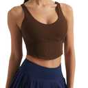 Women's Bustier Corset Crop Tank Tops Sleeveless Trendy Scoop Neck for Women Going Out Tops Summer Sexy High Impact (XS)