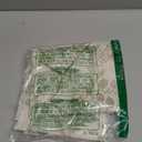 Vangao Farmhouse Kitchen Curtains Floral Print Cafe 24 Inch Length Linen Blend Tier Short Half Window Curtains Rod Pocket 2 Panels Green on Beige