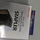 Officemate Full Strip Plastic Transparent Stand-Up Stapler, 20 Sheet Capacity, Black (97701)
