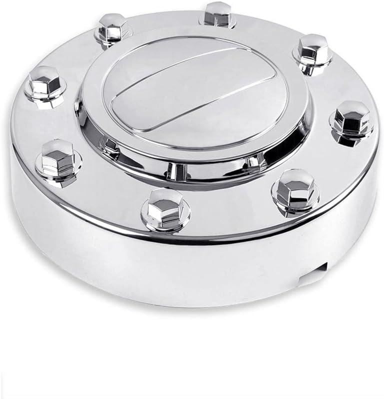 ALLGOOD Front Alloy Wheel Center Caps, Compatible with Dodge Ram 3500 2011-2016 1-TON Dually, Front Chrome Hub Caps, 1PCS