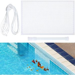 2 Pack Pool Skimmer Guard Kit Swimming Spring Action Net System Pool Skimmer Net Leaf Catcher Shield for Removing Leaf and Debris from In-ground or Above Ground to Prevent Blockage