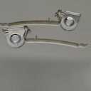 Upper Sliding Screen Door Roller Assembly Fits Andersen Gliding Screens Part #1997063 (1991 to Present), 1-1/4" Nylon Concaved Wheels, 2 Pack