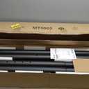 Rfiver Heavy Duty Mobile TV Stand for 50-92 Inch Large TVs up to 200lbs, Height Adjustable Rolling TV Stand with Silent Wheel, Upgraded Floor TV Mount Stand with AV Shelf for Home, Office, Trade Show, Black 