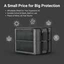 Mesh Air Conditioner Cover, Ventilated Window Air Conditioner Mesh Cover, All Seasons AC Cover Protect for Outside Window AC Unit, Against Leaves, Weeds, and Debris(17Wx13Dx12H)