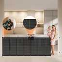 Mutak Retractable Baby Gate for Stairs, 42" Tall X 200" Wide Mesh Dog Gate Indoor, Child Gate for Doorways, Hallways, Deck, Indoor Outdoor Pet Baby Safety Essentials for Home, Black