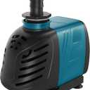 Uniclife Aquarium 550 GPH Submersible and Inline Water Pump 45W 6.5ft High Lift AC 120 V Quiet Compact Return Pump with 6 ft. Power Cord for Fish Tanks Pond Waterfalls Fountains Sumps and Gardens