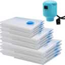 15 Pack Vacuum Storage Bags Only Compatible with Wanalit,Premium PET+PE Materia(5 Large/5 Medium/5 Small),Space Saver Bags for Clothes,Pillows,Saving More Closet Space