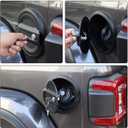 For Jeep JL Gas Cap Cover Locking Fuel Door Cover for 2018-2025 2026 Jeep Wrangler JL Sport Rubicon Sahara Willys & Unlimited 2-Door 4-Door