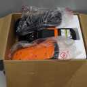 Under Desk Elliptical Machine, Electric Ellipse Leg Exerciser for Senior, Quiet and Compact Electric Seated Pedal Exerciser for Home with Display Monitor, Remote Control and 12 Adjustable Speeds