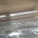 Nuogo 12 Pcs Clear Acrylic Cylinder Vases Wedding Centerpieces,16 Inch