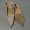 Rilista Womens Slingback Pumps Closed Pointed Toe Kitten Heel Sandals Wedding Evening Party Dress Shoes 7