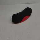 Bespilow Patented Dual-Layer Cervical Neck Roll Pillow-Comfort Top + Firm Memory Foam Base,Ergonomic Contour Support,Cooling Breathable Case- Relieves Neck Pain from Office,Travel,Sleep& Poor Posture (Black&red)