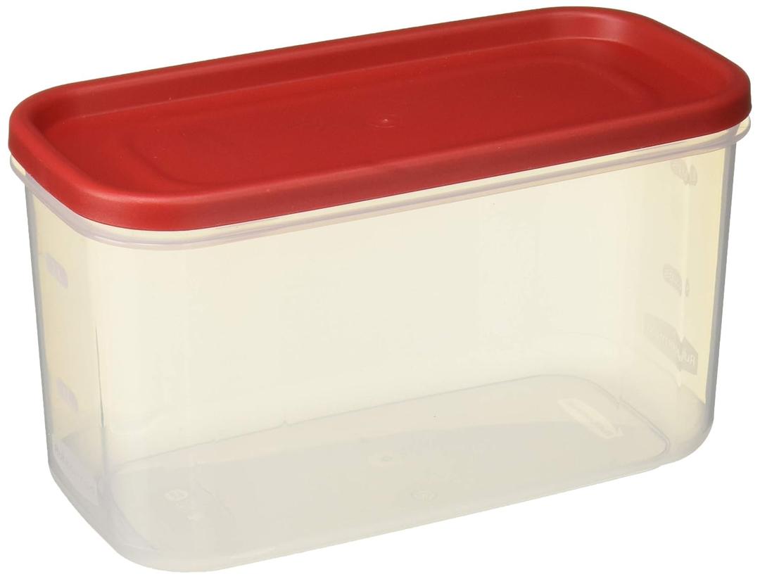Rubbermaid 071691688044 Dry Food Container (Set of 2), 10-Cup, 2 Pack Everyday, Clear, 2 Count