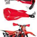 XINGWU Dirt Bike Handguards Universal 7/8'' and 1 1/8'' Motorcycle Hand Guards for Light Bee Sur Ron X/S CR CRF KXY ATV Pit Bike Motocross Enduro Supermoto Racing (Red)