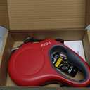 Fida Retractable Dog Leash, 16 ft Dog Walking Leash for Small Dogs up to 26lbs, Tangle Free, Red